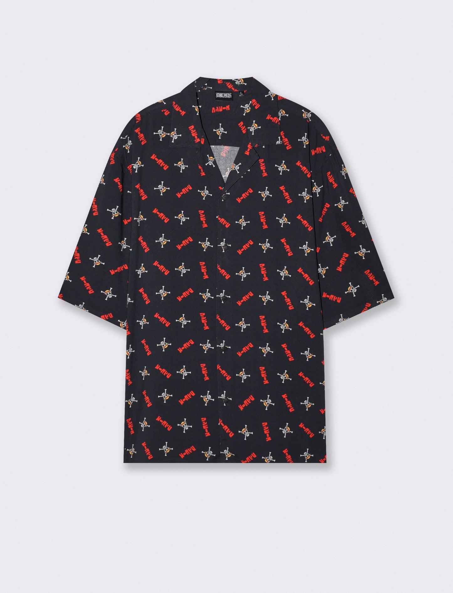 CAMICIA STAMPA ALL OVER  ONEPIECE - Nero