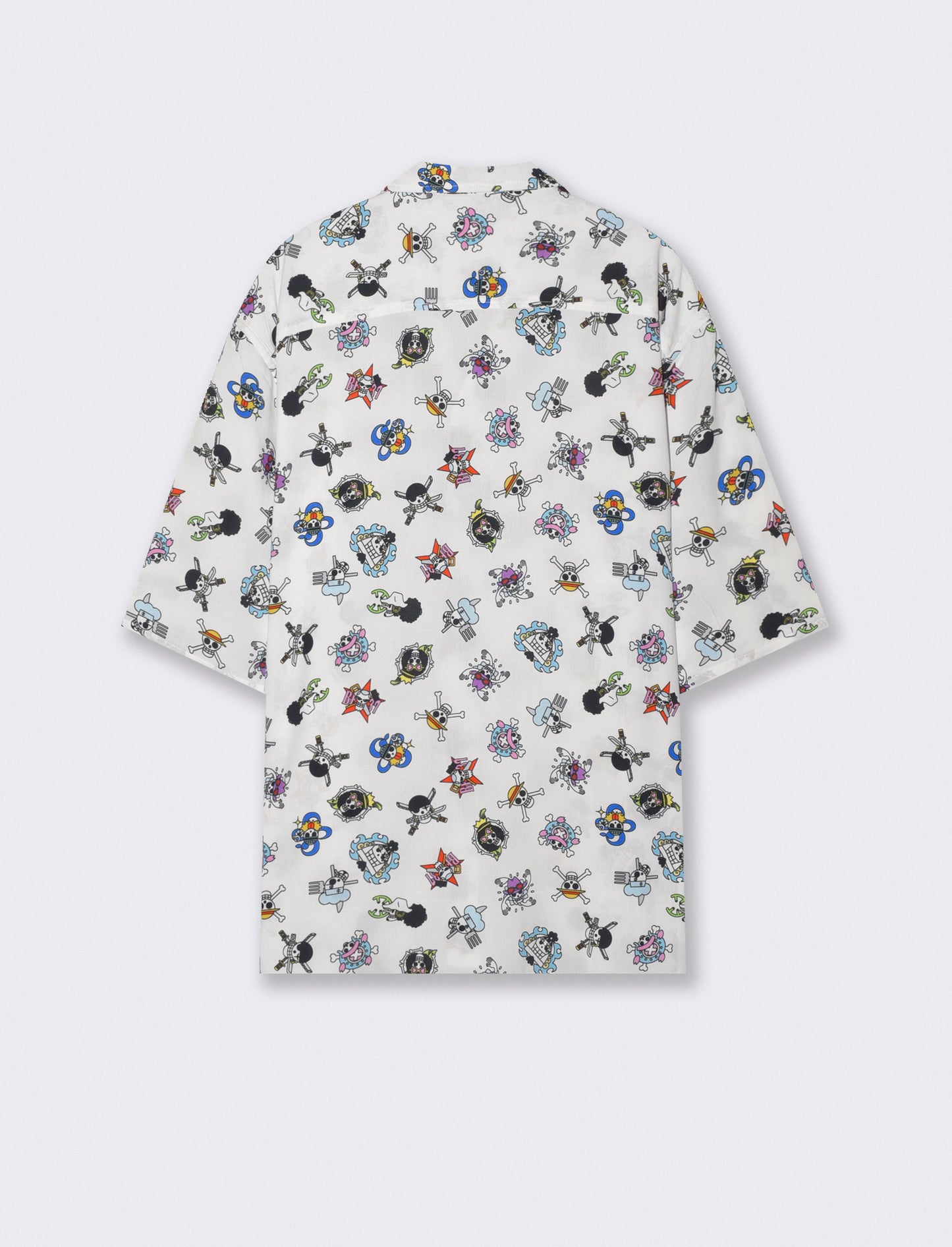 CAMICIA STAMPA ALL OVER  ONEPIECE - Bianco