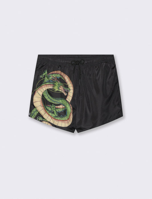 Dragon Ball Unique Print Swimwear - Black