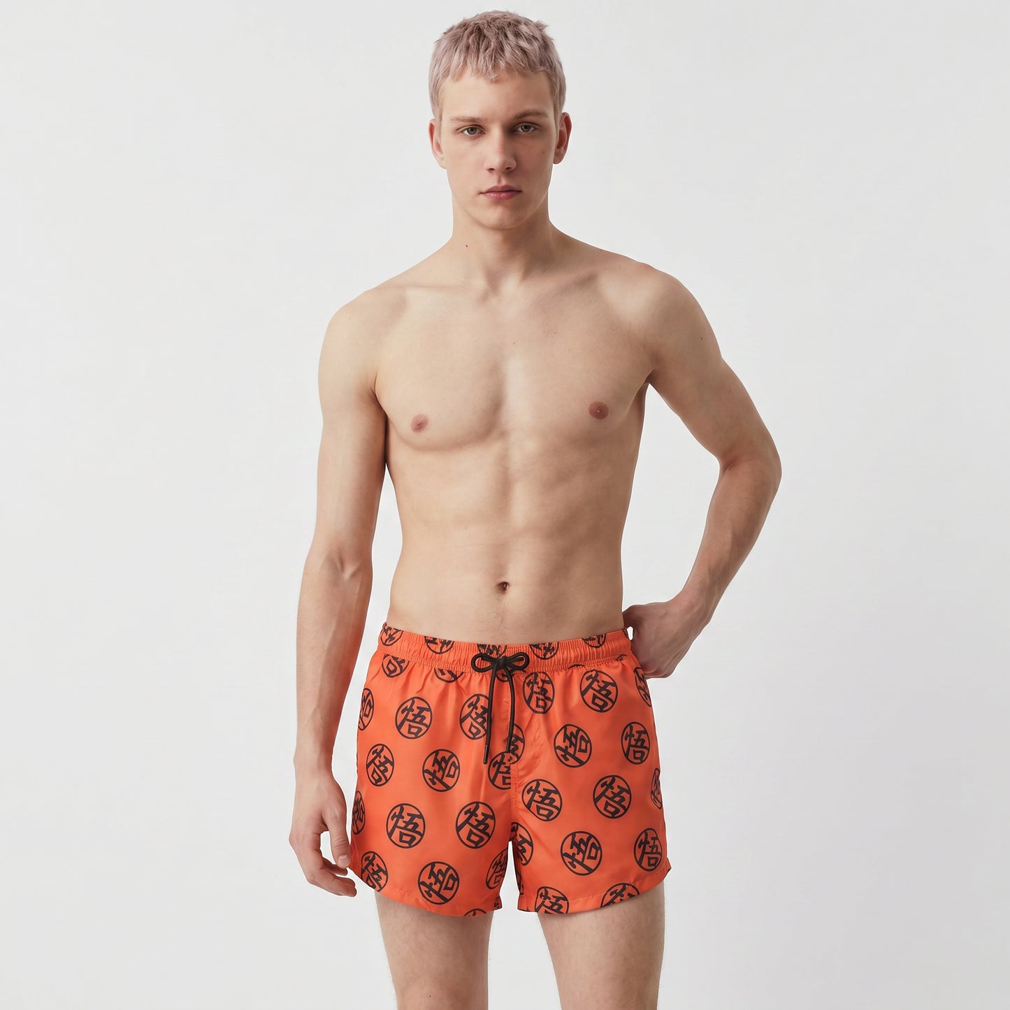 Costume Mare Dragon Ball Stampa Unica - Arancio