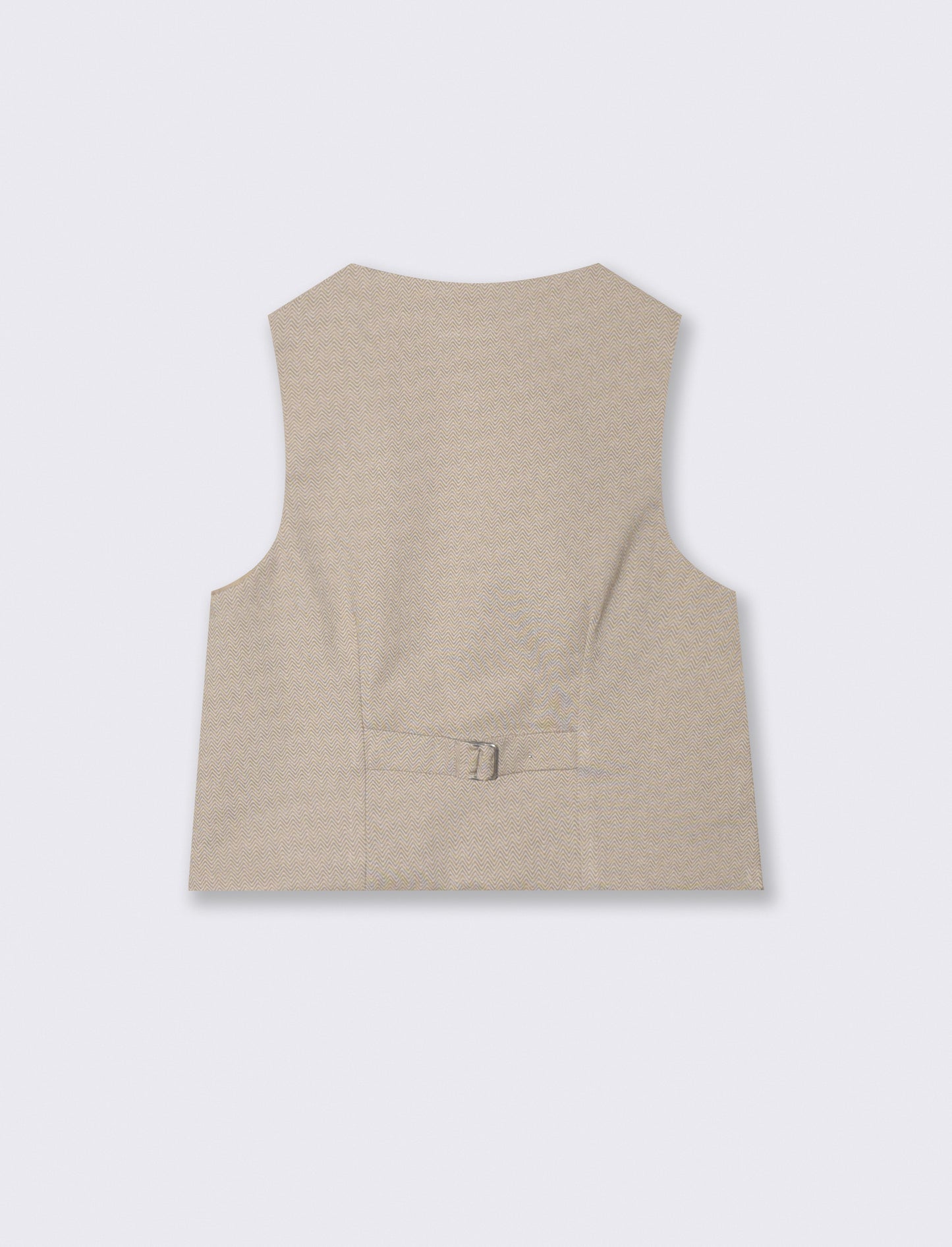 Gilet con motivo a spine per ogni occasione - Beige