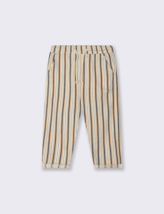 Pantalone elegante a righe con coulisse - Righe
