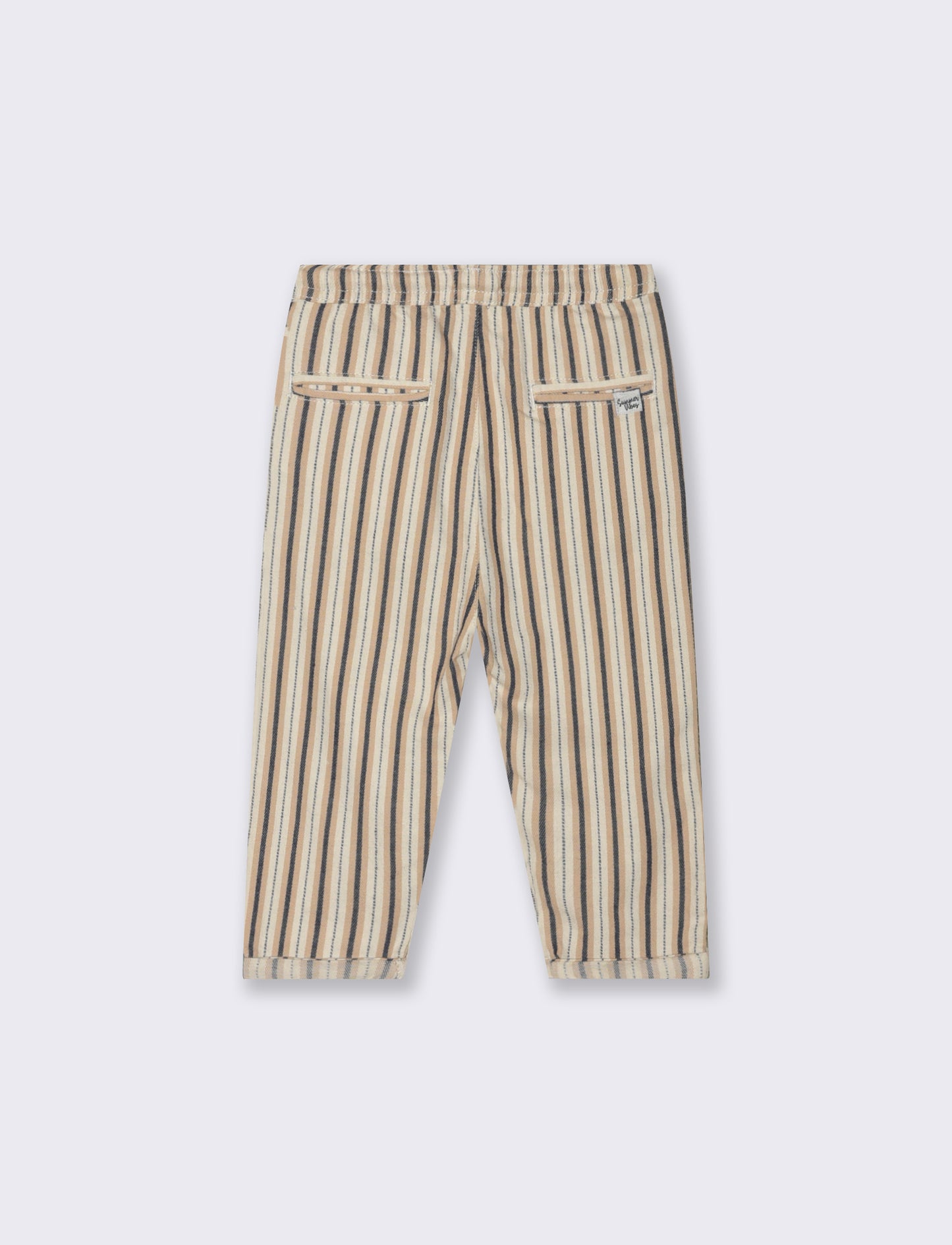 Pantalone elegante a righe con coulisse - Righe