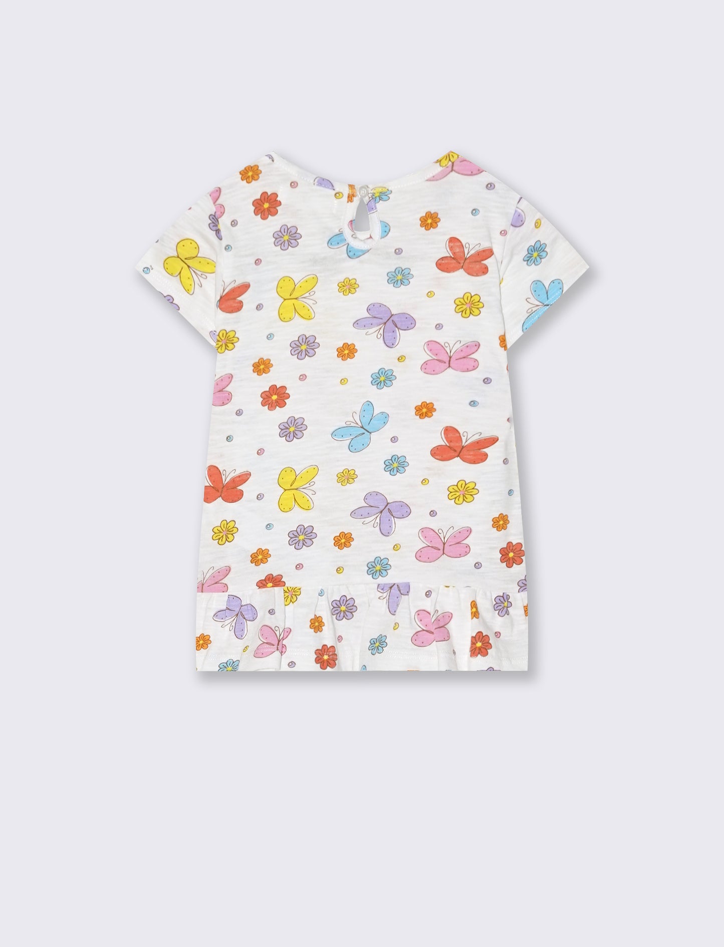 Short sleeve printed t-shirt - White