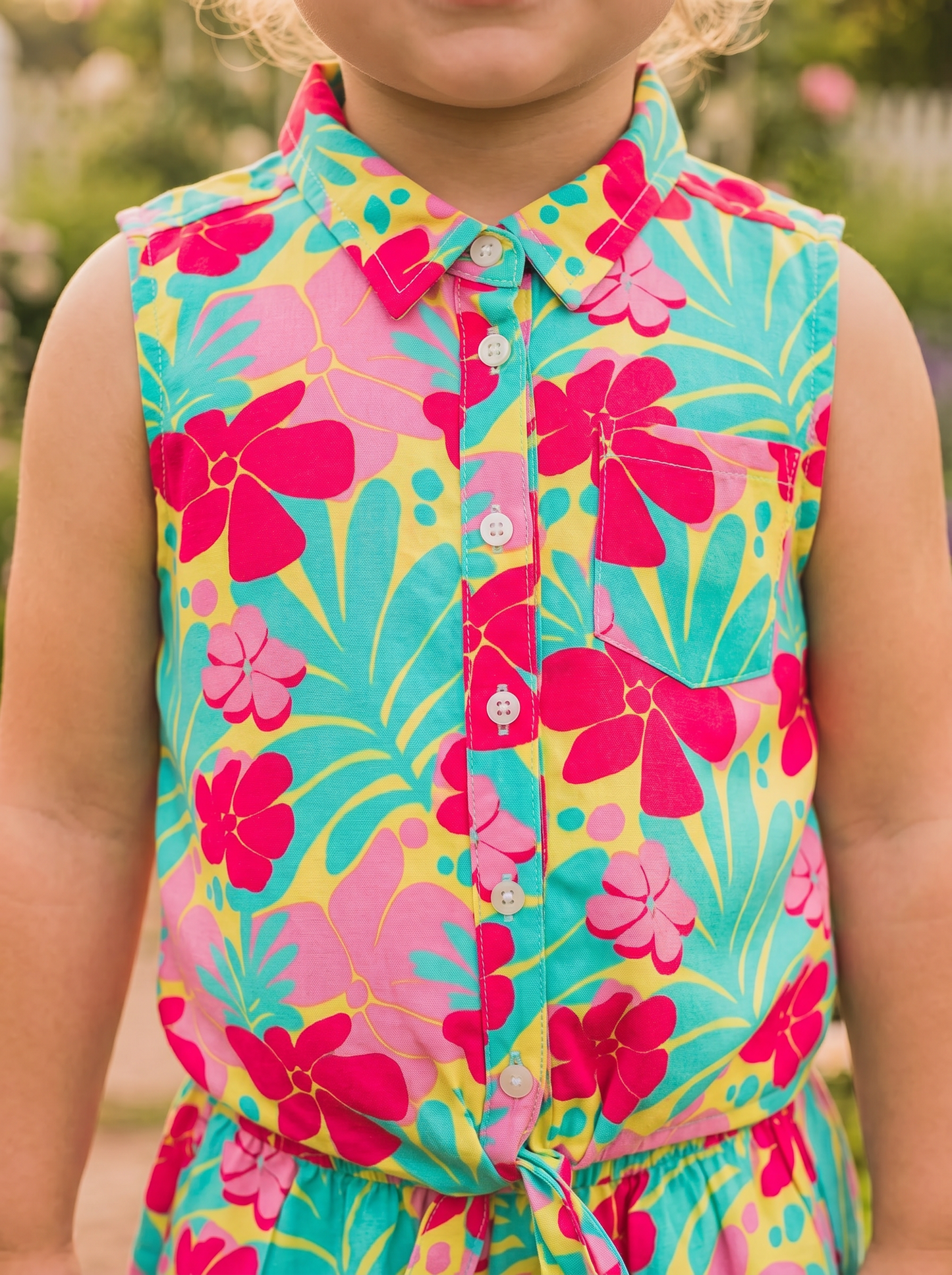 Camicia annodabile con stampe uniche - Fantasia