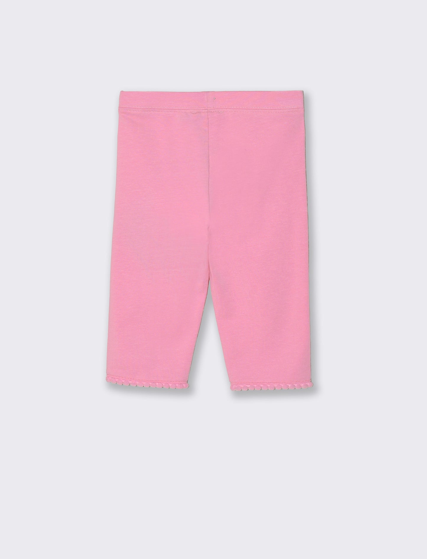 Leggings al ginocchio con ricamo e passamaneria - Rosso