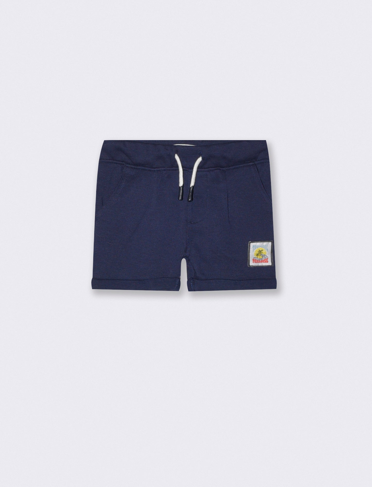 Bermuda in piquet - Blu