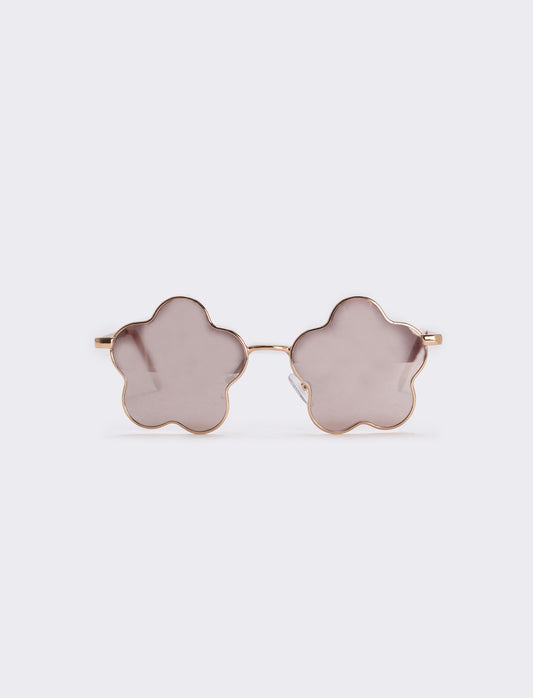Occhiali da sole a forma di margherita - Oro rosa