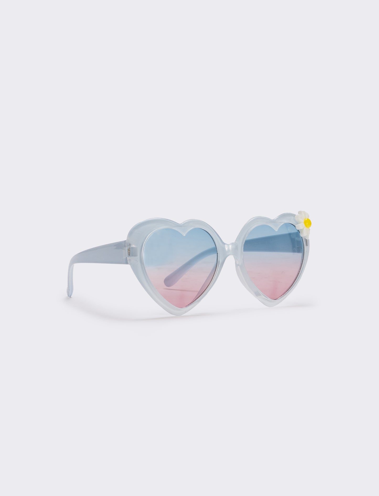Occhiali sole cuore per bambina - Celeste