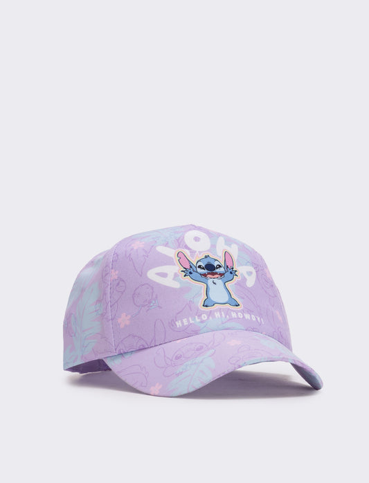 Cappello baseball stitch per bambina - Lilla