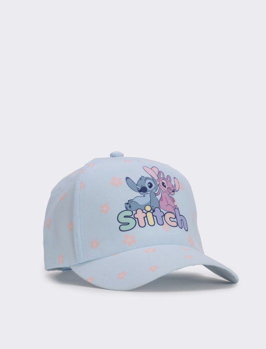 Cappello baseball stitch per bambina - Denim