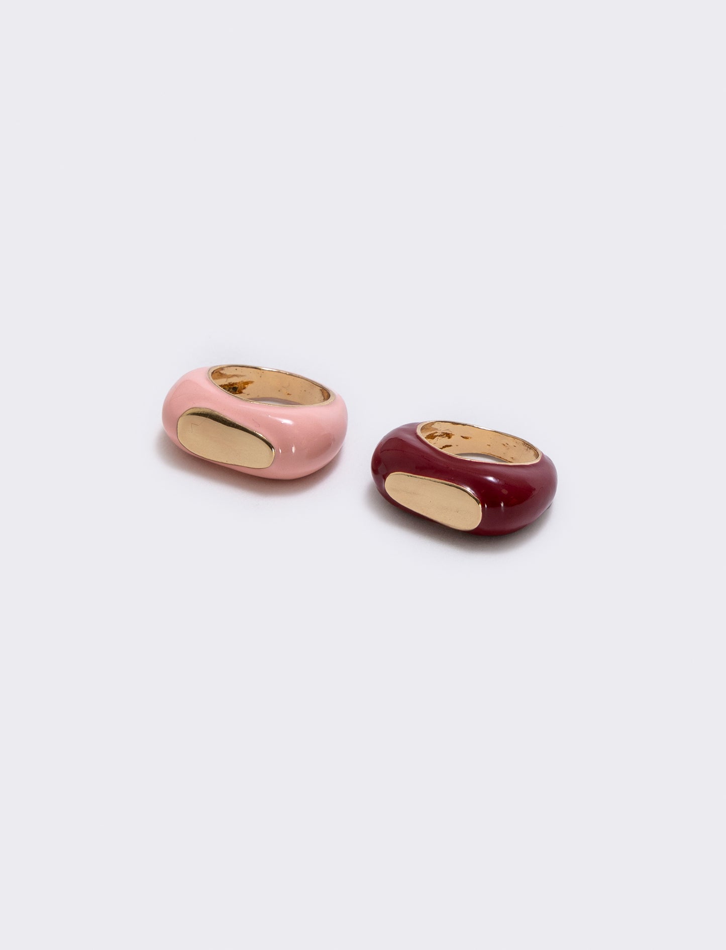 Anelli con pietra elegante - Rosa