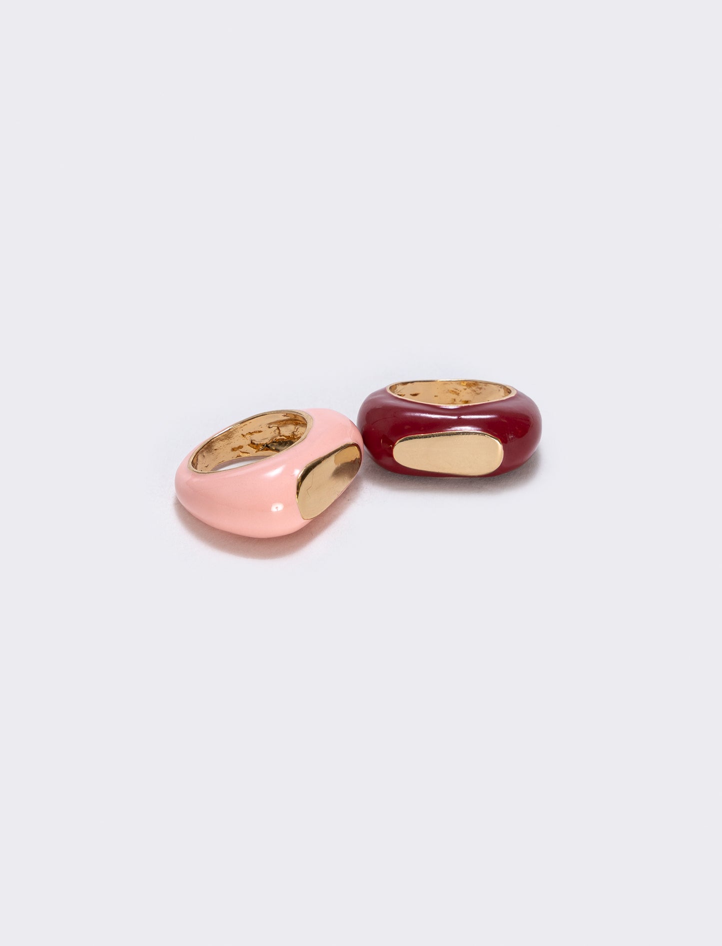 Anelli con pietra elegante - Rosa