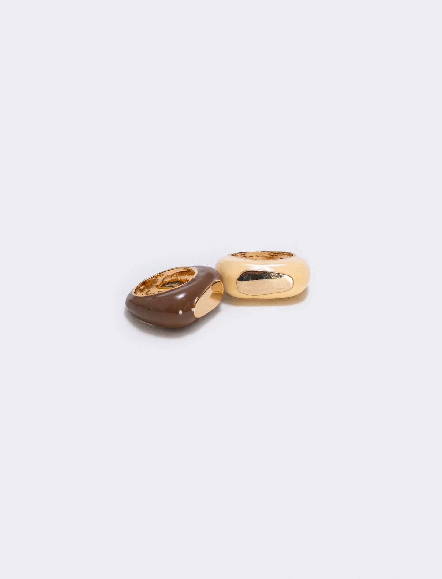 Anelli con pietra elegante - Beige