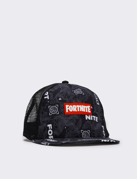 Cappello baseball Fortnite per bambini - Nero