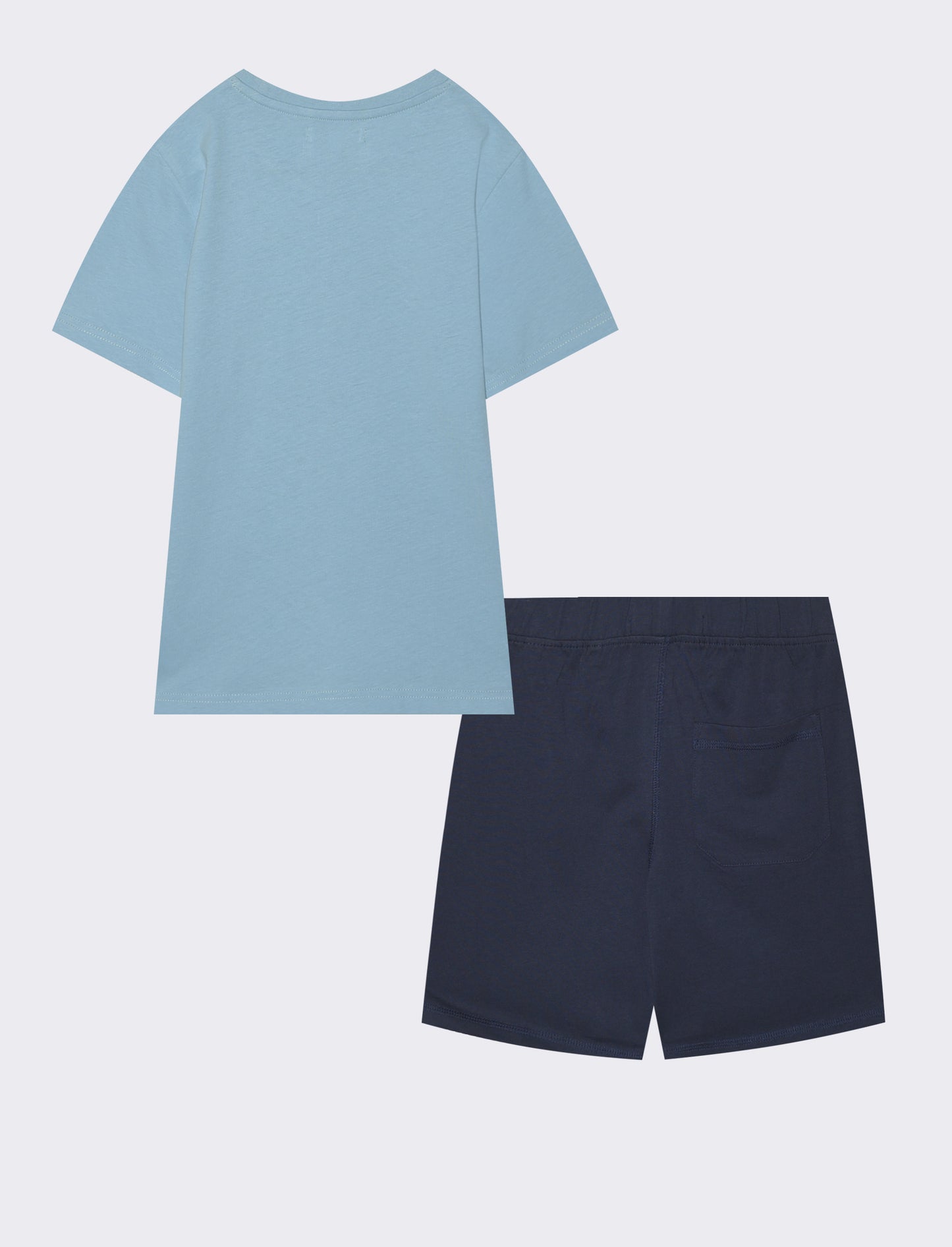 Complete bermuda shorts and jersey t-shirt - Sky blue
