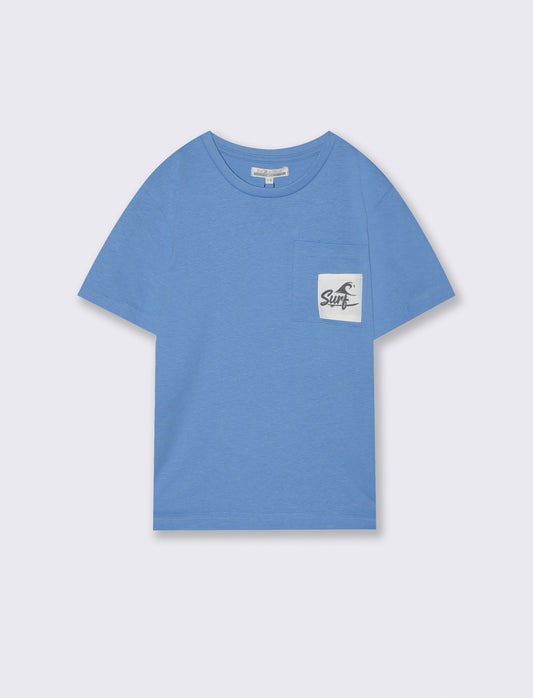 Leisure pocket T-shirt - Sky blue