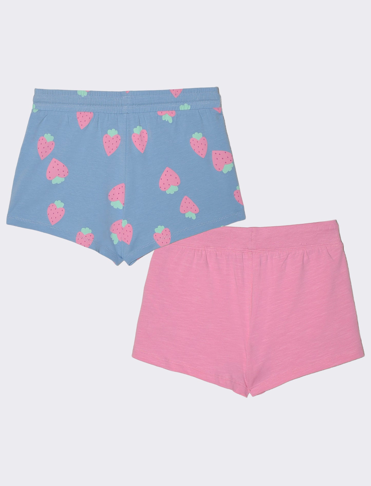 Short 2 pack in jersey con tasche - Azzurro