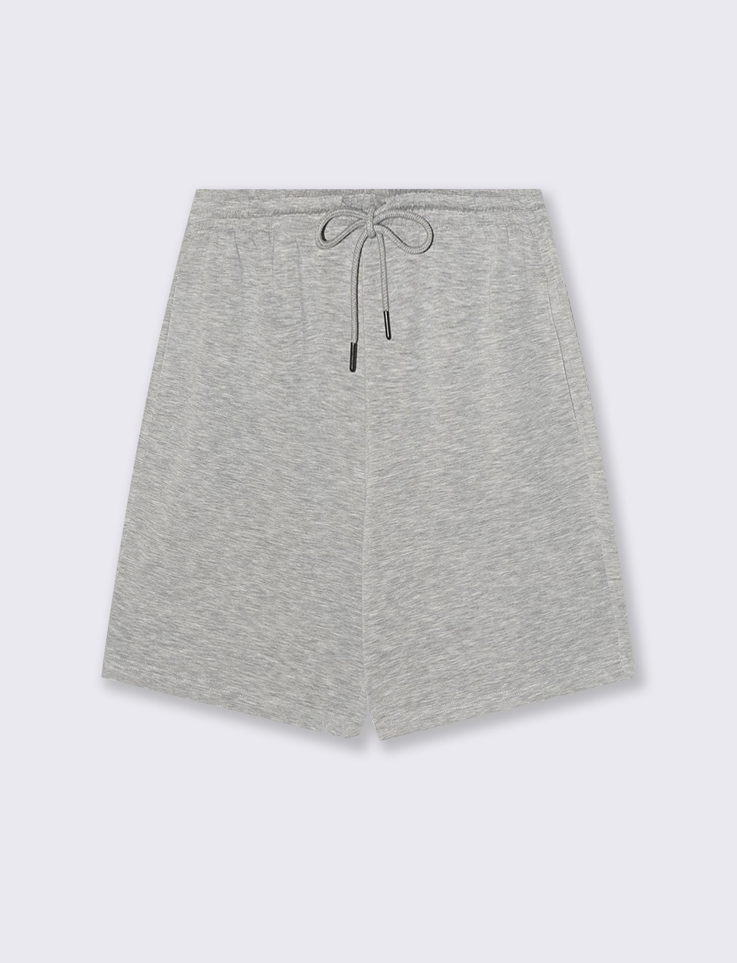 Bermuda con Elastico e Coulisse - Grigio chiaro mel.