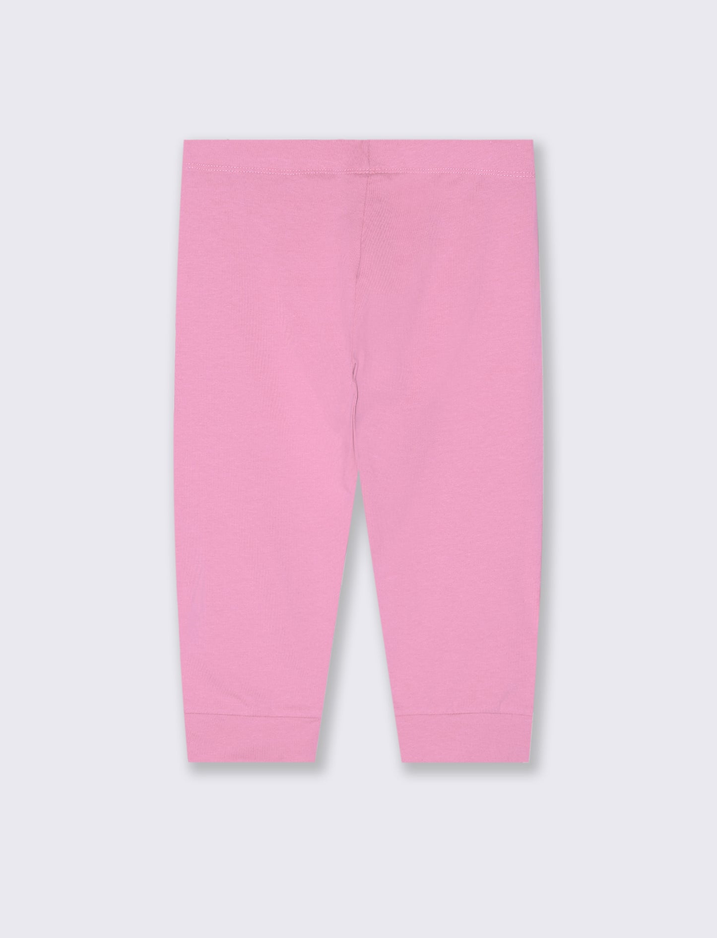 Leggings 3/4 da bambina con fiocco - Rosa
