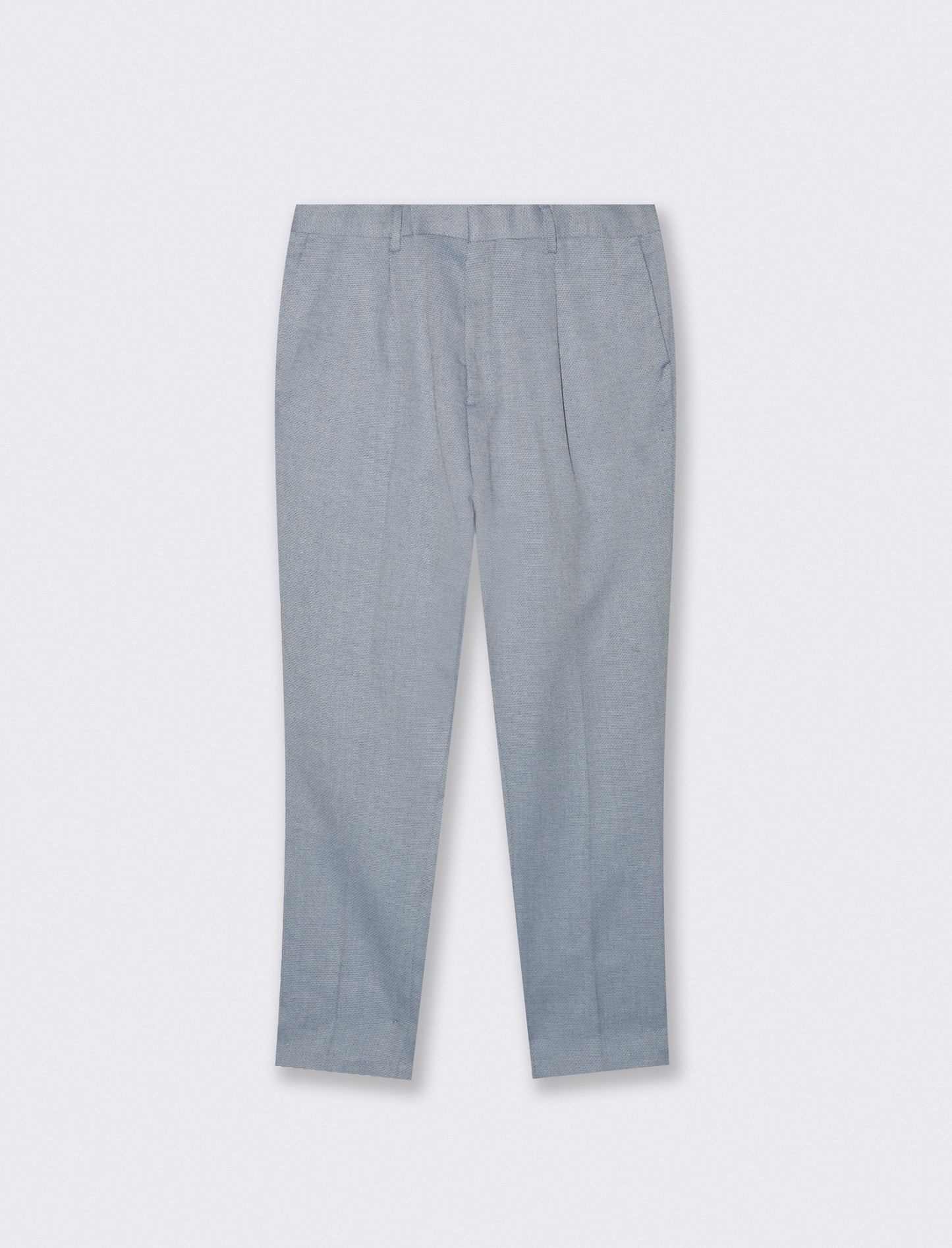 Pantaloni Oxford Formal Fit con Tasche - Celeste