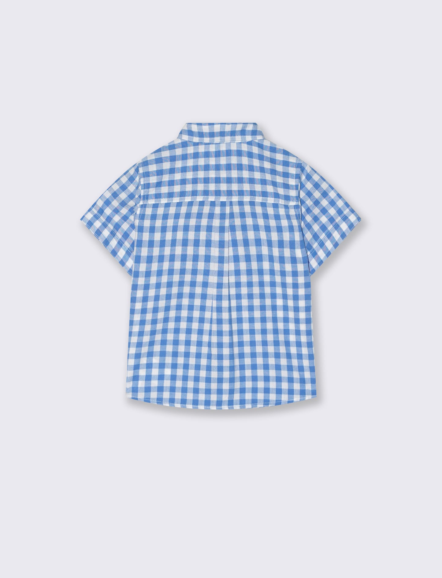 Camicia tinto filo manica corta trendy - Quadri