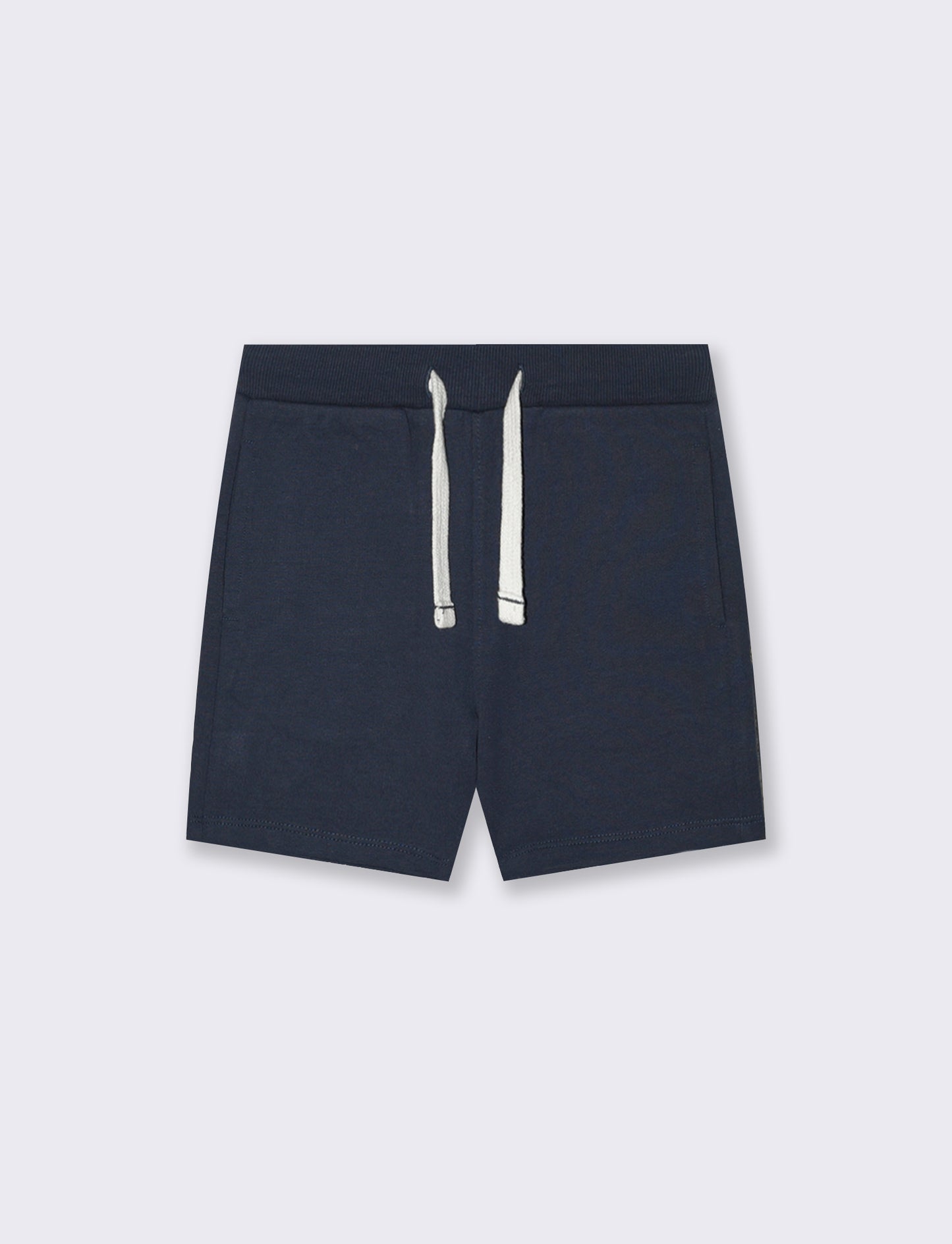 Bermuda in felpa con coulisse basi - Blu