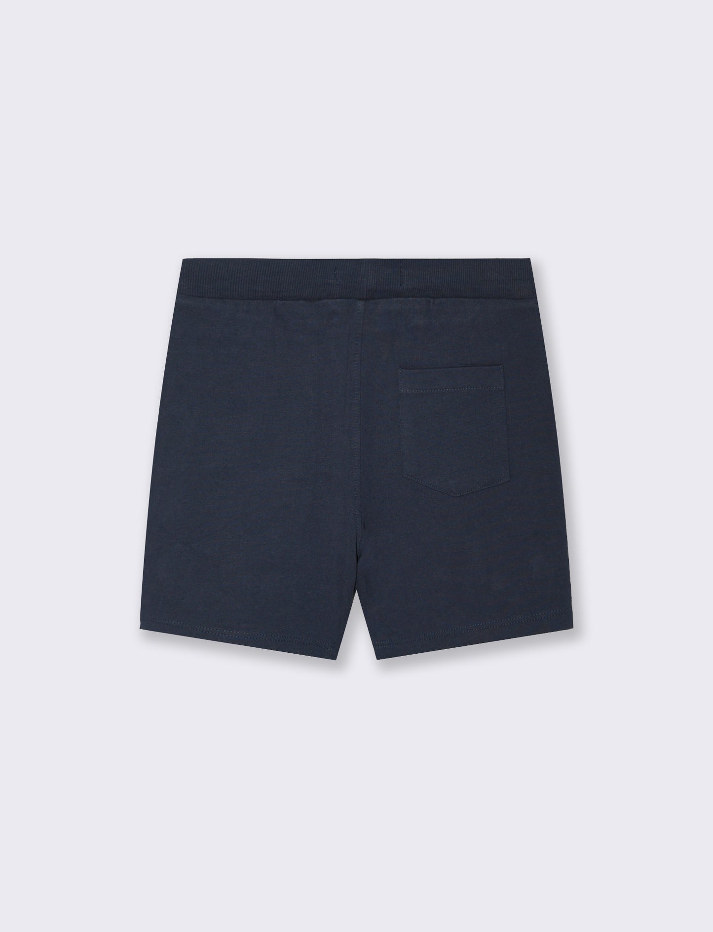 Bermuda in felpa con coulisse basi - Blu