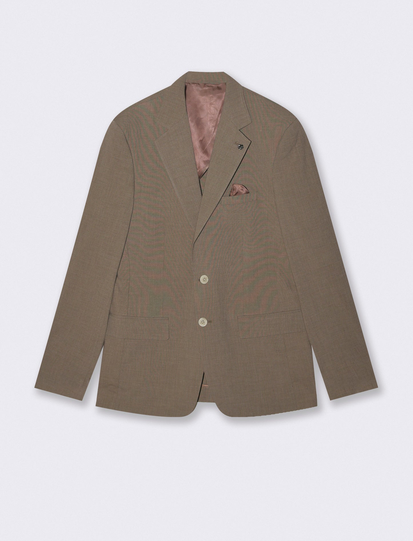 "Blazer formal fit micro structure melange in English translates to:

Formal fit blazer with micro m - Grey