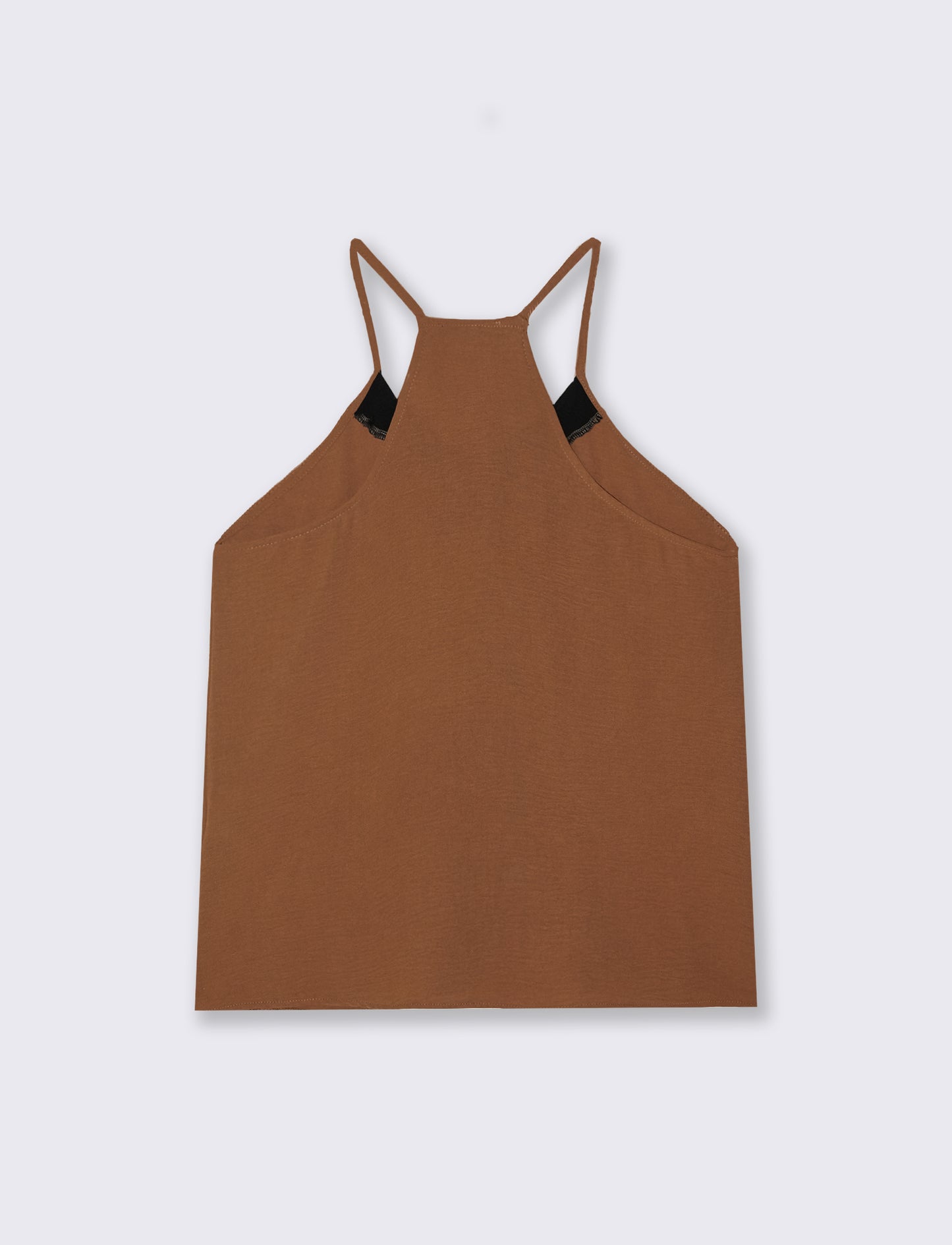 Casacca in viscosa stampata - Cammello