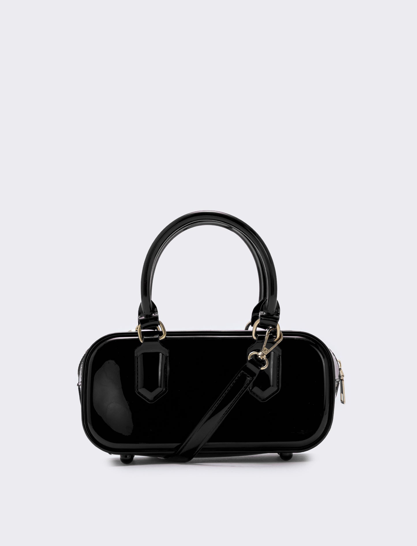 Bauletto rettangolare gommato - Nero