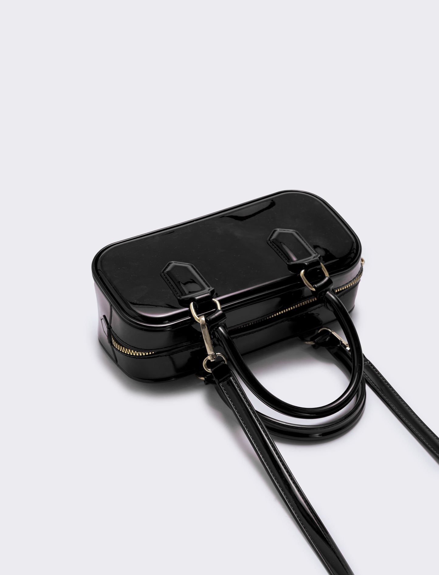 Bauletto rettangolare gommato - Nero