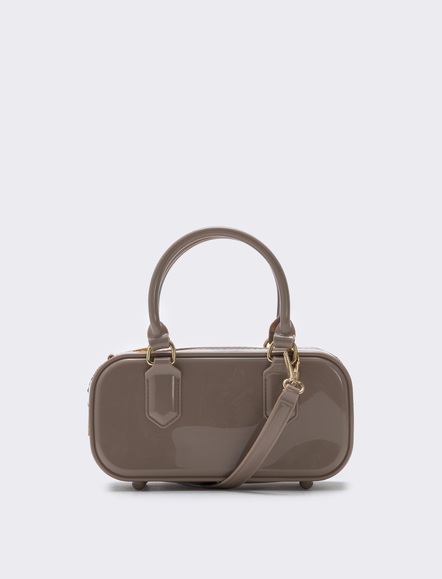 Bauletto rettangolare gommato - Grigio fango