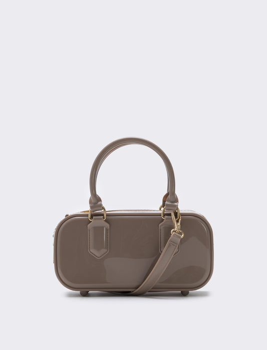 Bauletto rettangolare gommato - Grigio fango