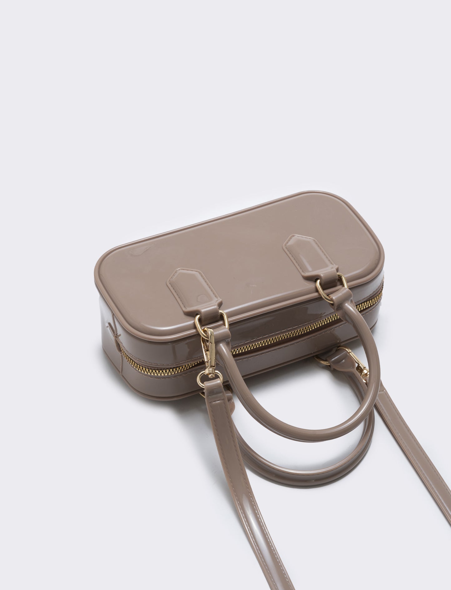 Bauletto rettangolare gommato - Grigio fango