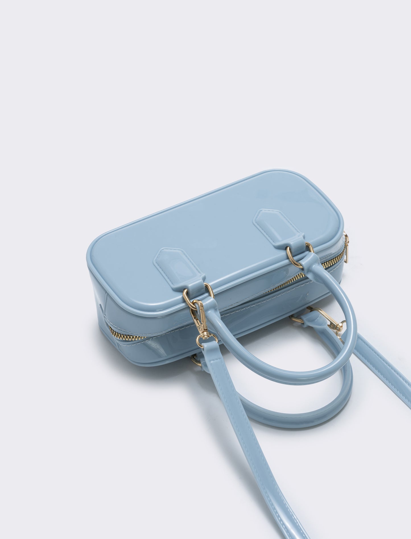 Bauletto rettangolare gommato - Azzurro
