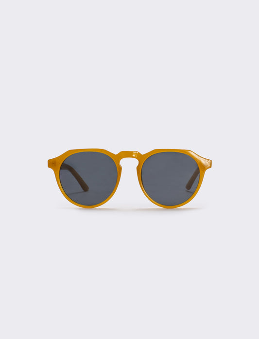Round frame sunglasses - Yellow