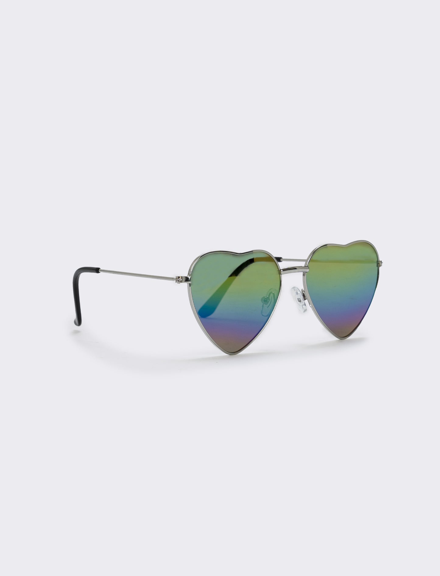 Heart-shaped glasses for girls - Silver