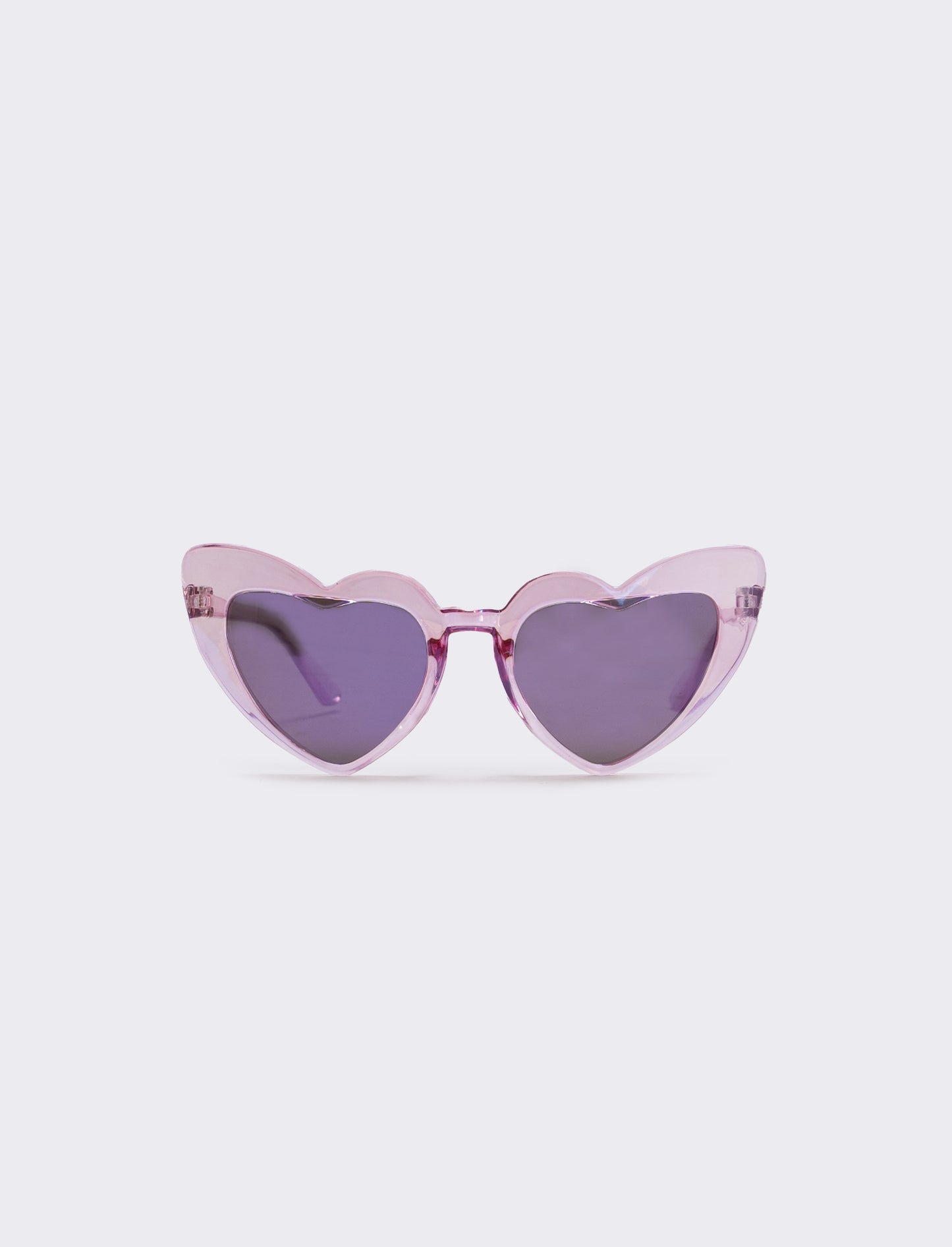 Occhiali bambina con cuori - Lilla