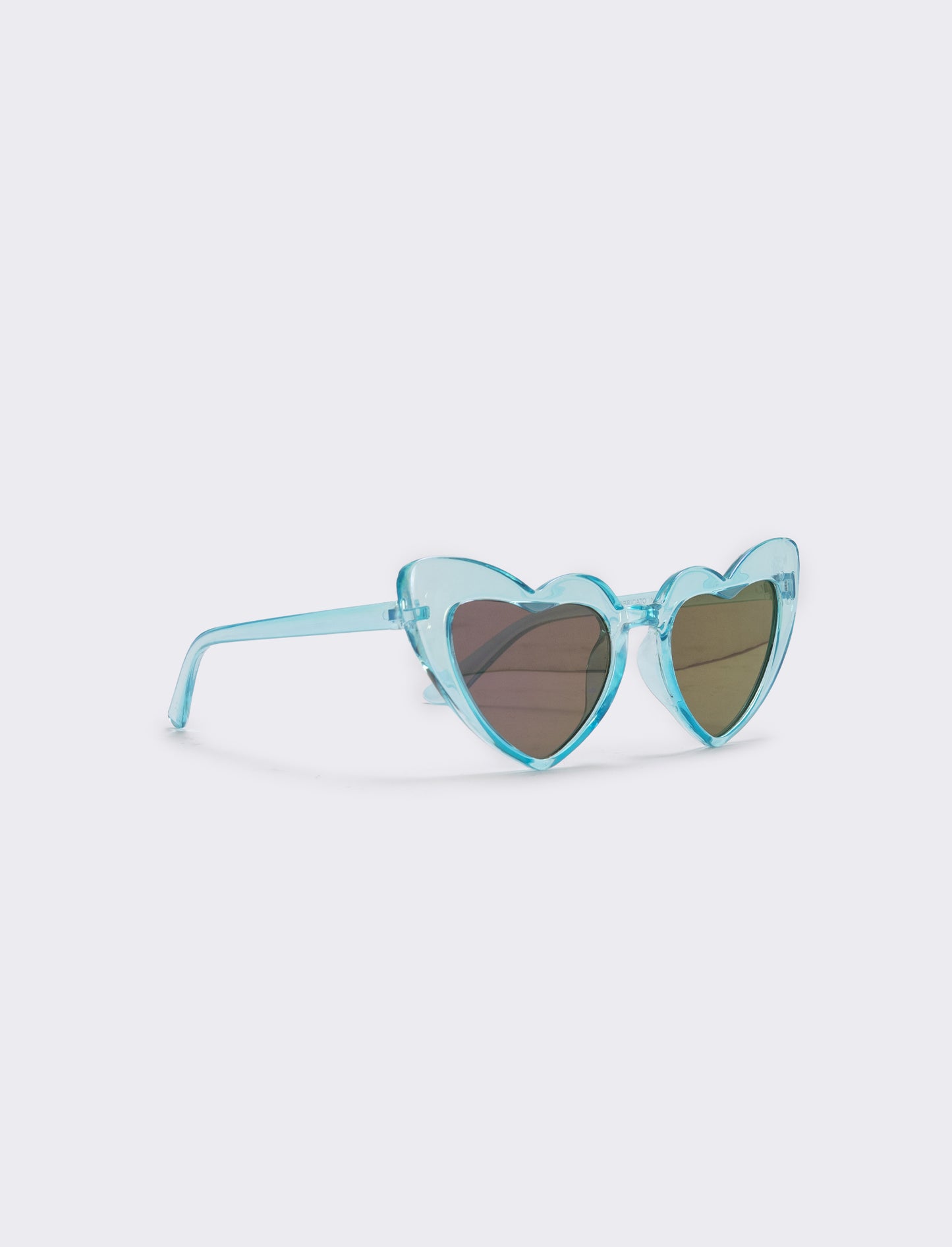 Colored Heart Glasses for Girls - Sky blue