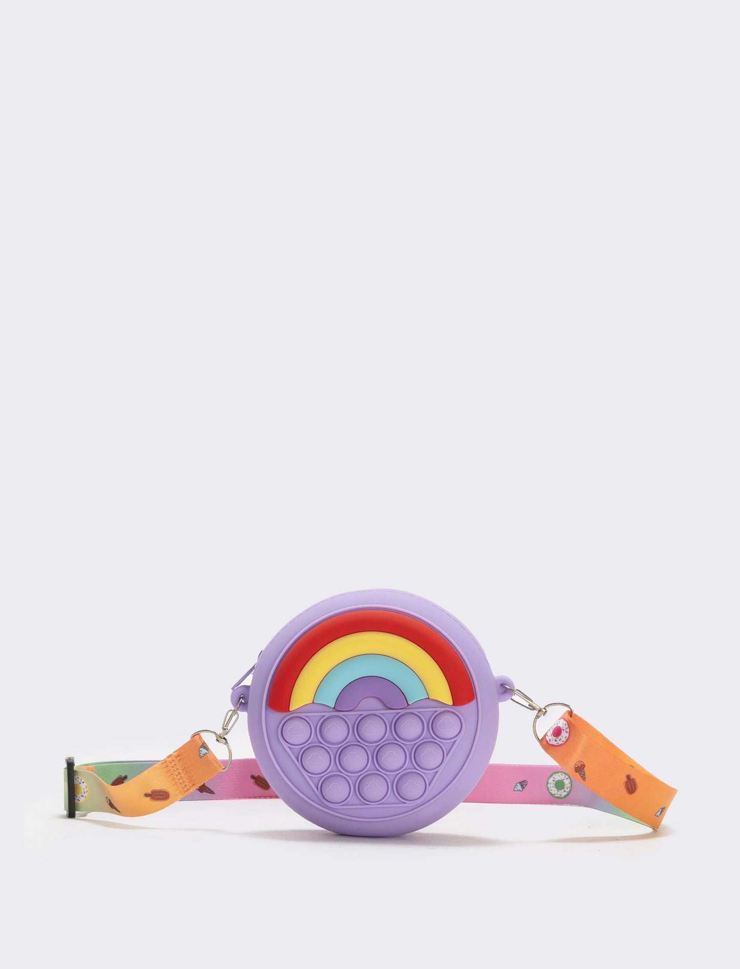 Borsetta pop it arcobaleno divertente - Lilla