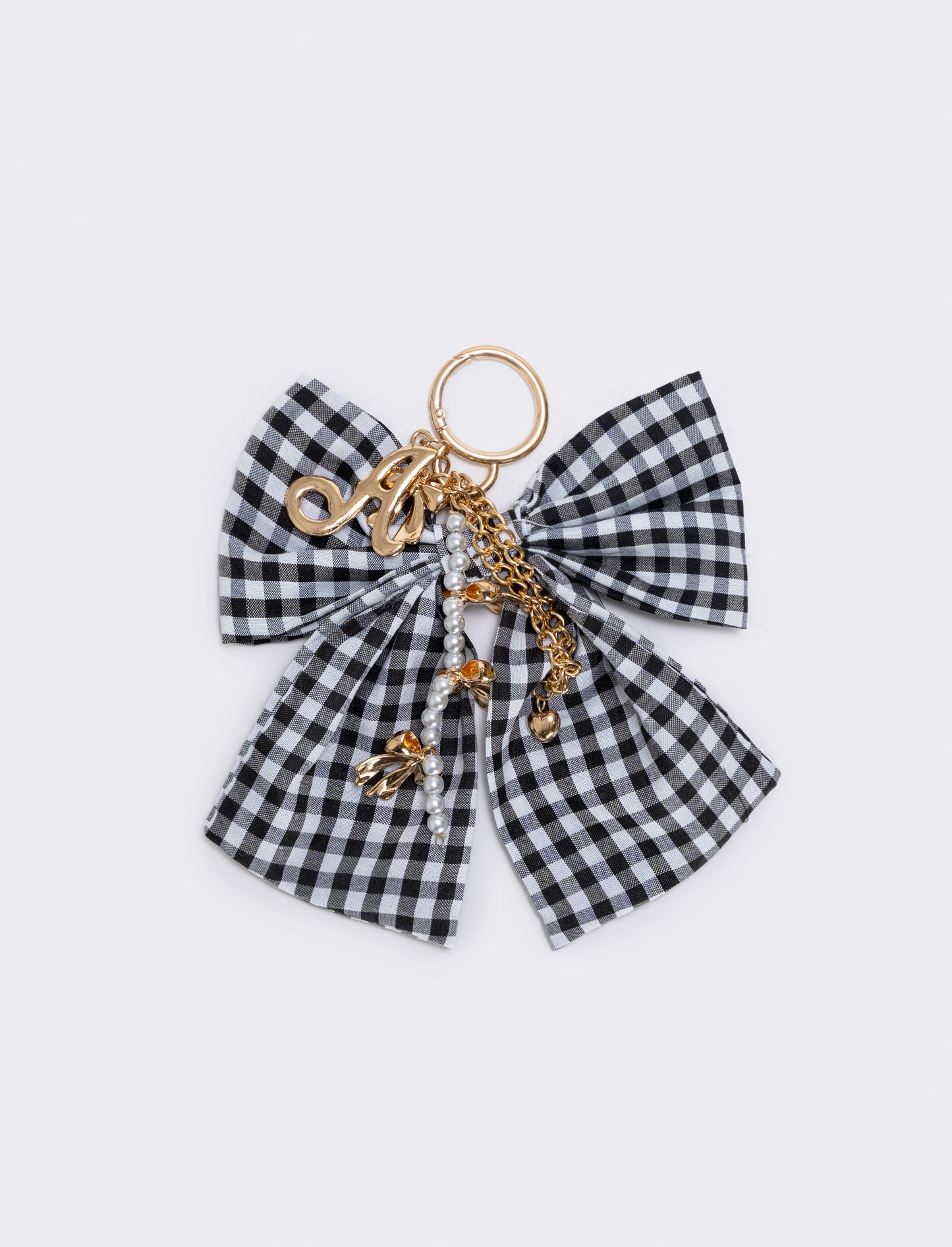 Vichy Keychain with Personalized Initial - 