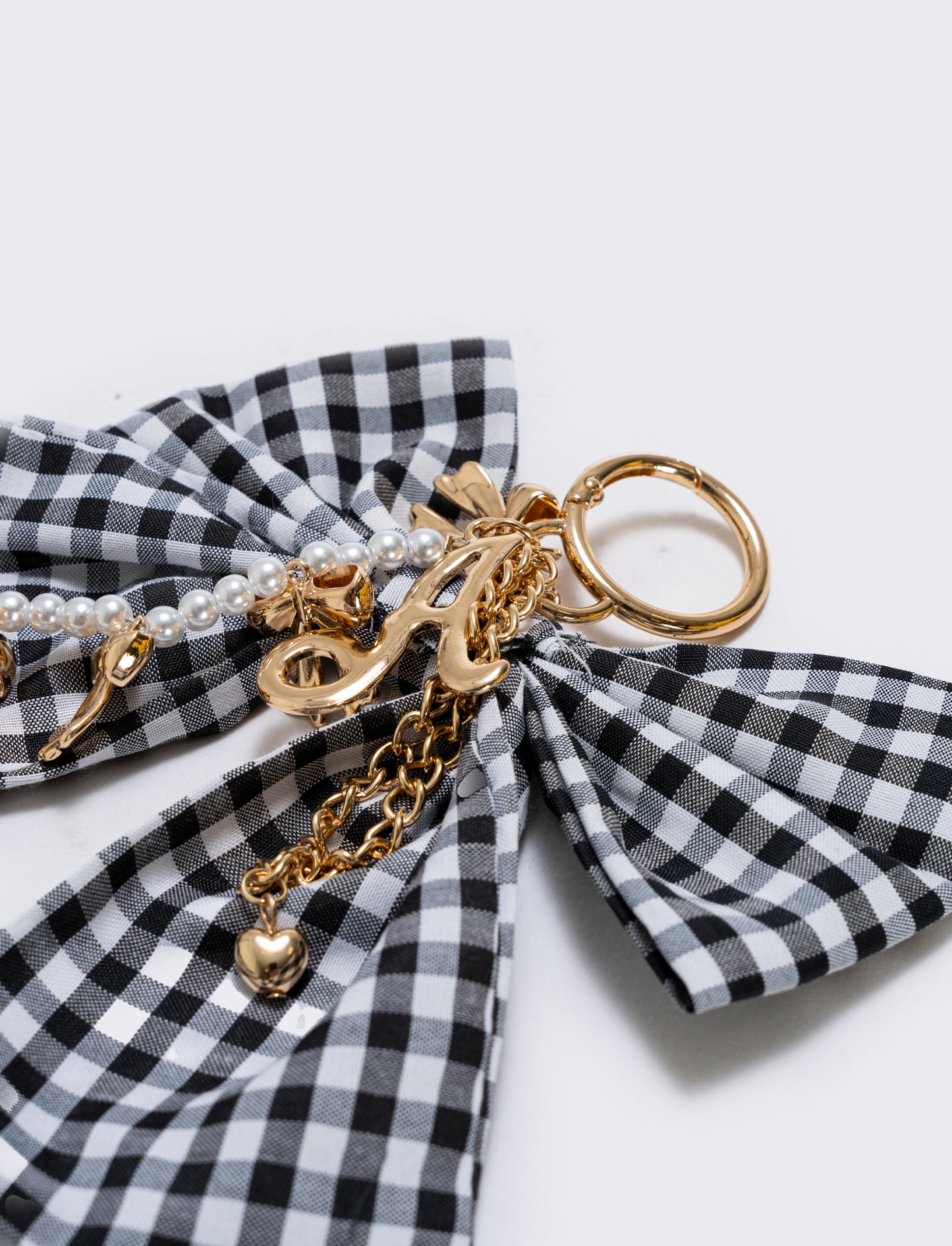 Vichy Keychain with Personalized Initial - 