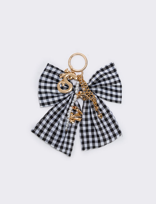 Vichy Keychain with Personalized Initial - 