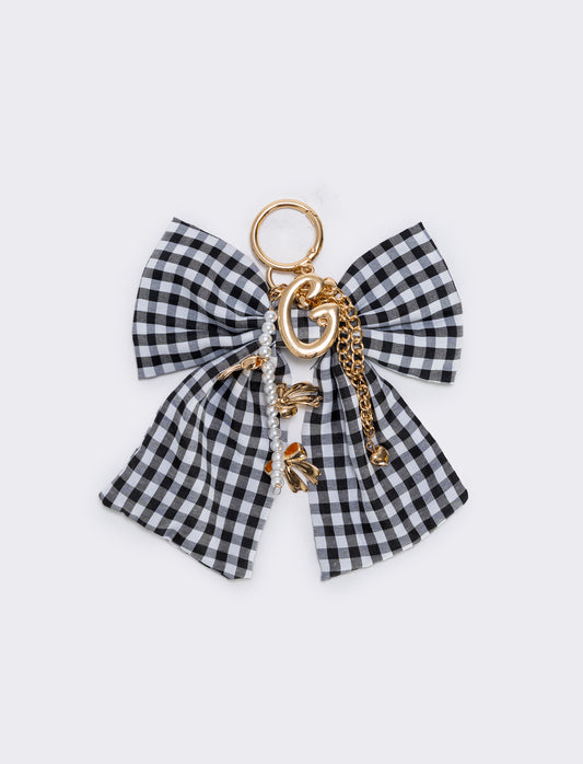 Vichy Keychain with Personalized Initial - 