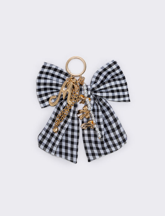 Vichy Keychain with Personalized Initial - 