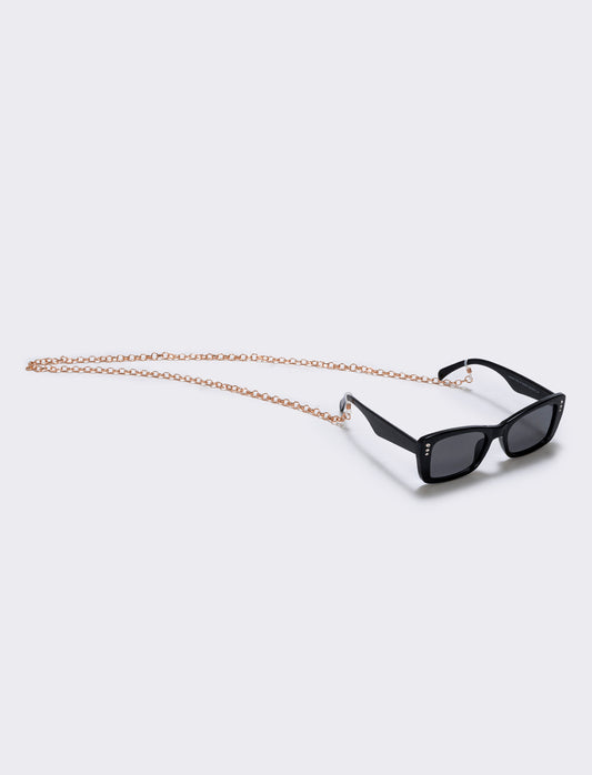 Laccio occhiali con catenina elegante - Argento