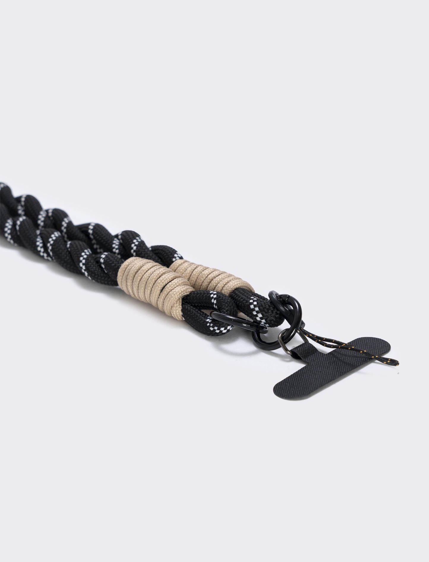 Elegant Cord Strap for Mobile Phone - Black