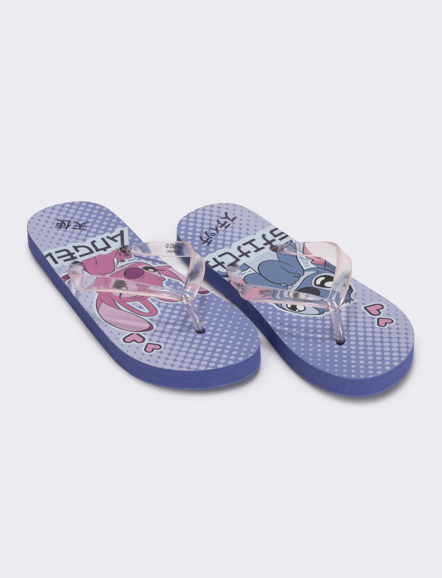 Stitch© Flip-Flops with Stitch&Angel Print - Blue