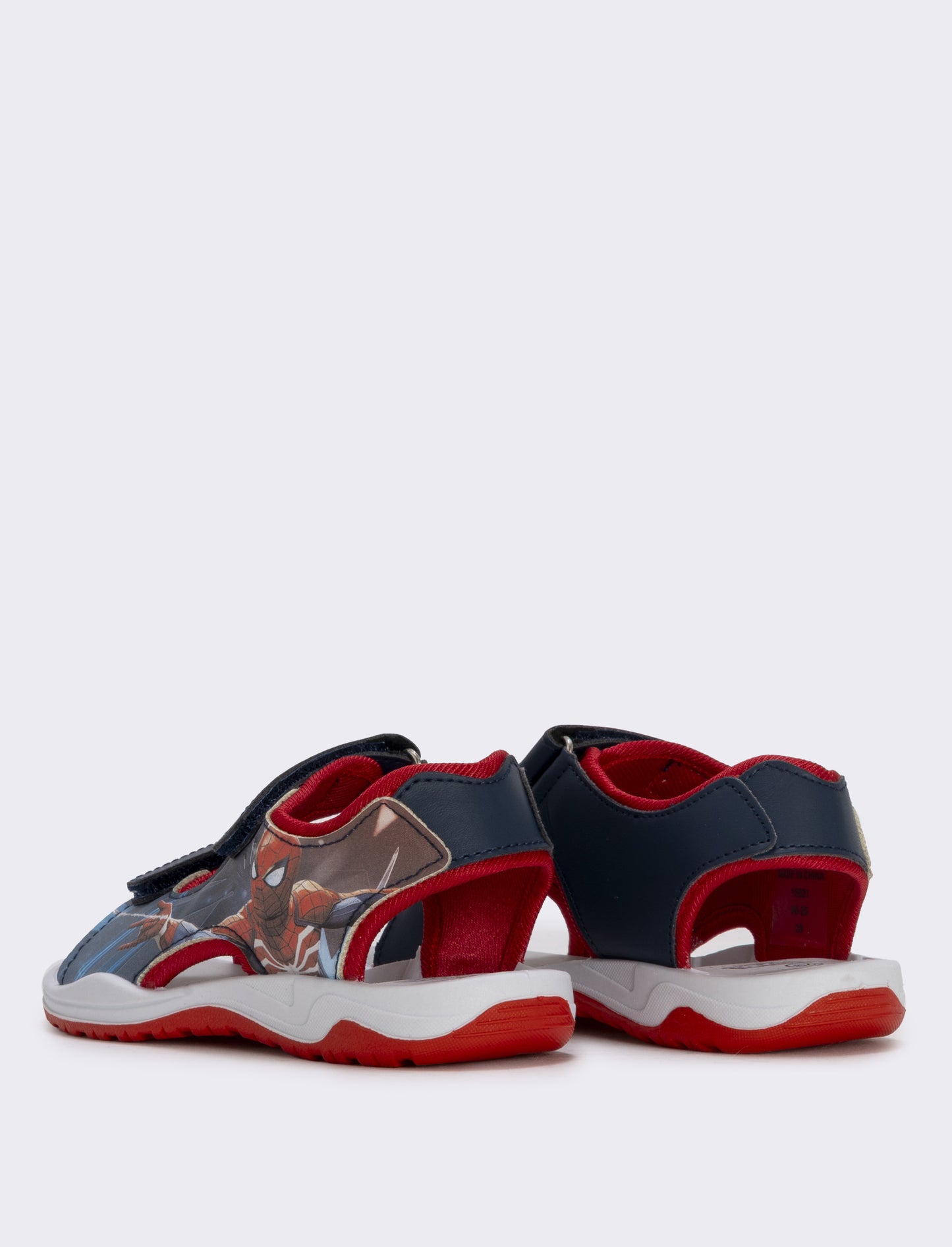 Sandalo Spiderman blu con doppio strappo - Blu